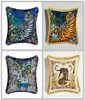 luxury tiger leopard cushion cover doublesided animals print velvet pillow cover european styl sofa decorative throw pillow cases 1748069