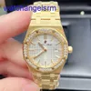 AP Crystal Wrist Watch Royal Oak Series Watchs Woard's Woard's Watan 33 mm Diamètre Quartz Movement Steel White Gold Leisure Men's Luxury Watch 67651ba.zz.1261ba.01