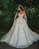 Élégants applications de floal 3D Robes de mariée robes de mariée sans bretelles Sequins sur mesure