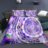 Ensembles de literie 3D Ensemble de fleurs ethniques numériques Mandala Couverture de couette bohème couvre-lits de lit de chambre à coucher décor de la chambre à coucher