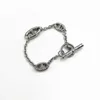 H bracelet Pig Pig Bracelet Womens Ins Tide Version coréenne Tide Marque simple Net Net Red Personnalized Innewless Steel