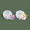 Succulent Plant Candle Mold DIY Epoxy Resin Silicone Mold Cactus Flower Aromatherapy Candle Aroma Plaster Soap Making Home Decor