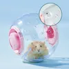 18 cm hamster träningskul gerbil bollhjul uthålad multifunktionell tillbehör enkelt installera transparent liten djurleksak