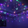 220V 110V 3,5 m fjäril LED -gardinljus Jul Garland LED String Fairy Lights For Holiday Wedding Party Home Decoration 240329