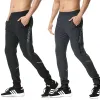 Pantalon hiver hommes coulant pantalon zipper de football réfléchissant de football sportif pantalon d'entraînement pantalon sport legging jogging pantalon de gym