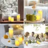 Flameless Led Candle Light with Remote Flame Moving Electronic LED Tea Battery Operated Lights for Home Christmas 240412