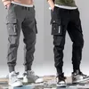 Moda de moda de moda de rua esportivo de calças de rua casual Casual Cotton Cargo Pants Gym Sweatsals Troushers Men Roupos Casual ROPA HOMBRE 240329