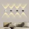 Lampada da parete Il letto al letto di lettura Luce a 180 ° a LED rotabile moderno moderno corridoio corridoio decorazione domestica