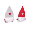 Chair Covers Christmas Cover Cute Faceless Doll Rudolph Beard Pattern Xmas Ornament For Restaurant/ El/ Home