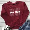 Tasarımcı Kadın Hoodies Sweatshirts Sıcak Sonbahar ve Kış Kadınları Anneler Günü Boy Mor Mektup Baskılı Yuvarlak Boyun Hoodie