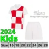 2024 Euro Cup Modric Soccer Jerseys National Team 24 25 Brekalo Perisic Football Shirt Brozovic Kramaric Rebic Livakovic Home Away Men Kids Kits Uniforme