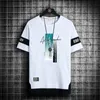 2024 MENS T SHIRTS KOREAN Fashion Summer Short Sleeve Print Men Casual Harajuku Klädergrafik 240329