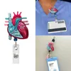 Brooches 4x coeur Badge Holder Télémétrie Cardiologie Bobine cardiaque