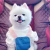 Ropa para perros nuevo gato do vestido falda de mezclilla jeans ropa de verano para mascotas de verano doy chihuahua yorkshire pomeranian bichon caniche lotes l49