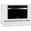 BCD6W Compact Countertop Dishwasher - 6 Place Settings - Energy Efficient - Easy to Use - Perfect for Small Kitchens - White Finish