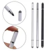 4in1 Rond Doudal Tips Capacitive Tact Screen Times Double Heads Ends Stylus Metal Styl pour le stylo Tablet Mobile Tablet Drawing