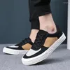 Casual Shoes Herren -Leinwand Modes Leichtes Sport Sommer Männer Mesh atmungsaktiven vulkanisierten Schuh Schnürung Mann Sneaker Arbeiten