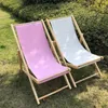 Vaste houten strandstoel lounger ligstoel vouw canvas stoel dutje stoel buiten draagbare silla pliesbare buitenmeubels wkoc