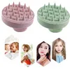 Silicone Shampooing Brush Head Masage Masage Peigt Coiffes Lavage de peigne Corps Masage Brosse de bain Douche de bain Brosse de salle de bain Accessoires