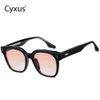 Cyxus New Fashion Sunglasses Square Frame UV Protection de protection Nuances pour femmes hommes non polarisés Sénots en plein air Brand Original Global Voices Global