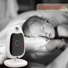 Baby monitors Taktark 2.0-inch draadloze video babymonitor met tweerichtingsintercom temperatuurbewakingscamera voor pasgeboren veiligheid C240412