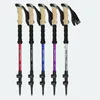 135CM Aluminum Outdoor Hiking Anti Shock Walking Sticks Telescopic Trekking Climbing Poles Ultralight Walking Canes240328