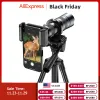 Lens Apexel HD Metal 2040X ZOOM Teleskop Telefoto Lens Telefon Kamera Lens Samsung iPhone için Uzunlaştırılabilir Tripod Tüm Akıllı Telefonlar