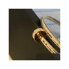 Bangle Fine Nail Diamonds Sterling Sier Hollow Tube Elastic Bangles Designer T0P Quality Official Reproductions Size 16-18Cm Premium G Otwsn