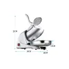 Shaves 220V Multifuncional Cruscor de gelo Shaves Chopper Chopper Snow Ice Ice Blade Blade Ice Shaver Breaking Machine