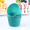 Engångskoppar Straws Cake Cup Muffin Cupcake Wrapper Baking Supplies Accessory Mini Paper