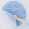 Badmatten badkamer mat anti-slip sukkel ronde PVC met afvoergat siliconen badend tapijten voet massage kussen bad bad zacht tapijt