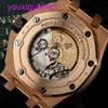 Laatste AP polshorloge Royal Oak Offshore Series Mens 42mm Diameter Precisie Steel 18K Rose Gold Casual Watch 26470or.OO.A002CR.02