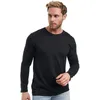 Heren 100% Merino Wool Thermische T-shirt met lange mouwen Basis Laye Merino Wool Shirt 250G Wicking Ademende anti-odor 240407