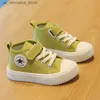 Sneakers Chaussures pour toile Chaussures High Top Boys Sports confortables Sous-semelle Sole Baby Baby Fashion Q240412