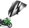 Double Bubble Windscreen Windshield ABS لـ Kawasaki Ninja 250R EX250 2008 2008 2010 2011 20124824589