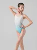 Sahne Giyim Qingqing Dance | Gradyan Bale Giysileri İthal Süt İpek Yüksek Kalça Vücut Eğitim Sanat Sınavı Jimnastik