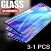 3pcs Заполненное стекло для Huawei P30 P20 Lite P10 Защитное стекло для чести Mate 20 Lite P9 P10 Plus Screen Protector Film Glass