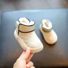 Bottes de neige pour les bébés filles hiver tabutiers chauds chaussures de marche