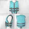 Life Vest Boje Neopren Gummi -Schwimmweste Erwachsener und Kinder Lebensweste Wasser Sportfischerei Weste Kajak Schwimmen Surfen Drifting Sicherheitslebensdauer Vestq240412