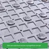 Bath Mats Grid Design PVC Non-slip Mat Multi Suction Cups Soft Drain Bathtub Shower Bathroom Bedroom Floor