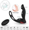 Anal Toys Wireless Remote Control Usb Rechargeable Male Prostate Massager With Ring Anal Vibrator Sex For Men Masturbator Butt Plu7924189