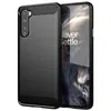 Łyżki dla OnePlus Nord Case Black Slim Fit Elastyczna tekstura TPU miękka pokrywa ochronna