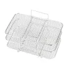 Fryers Air Fryer Rack für Ninja DZ201 Foodi DZ401 Foodi Air Fryer Multilayer Dehydrator Rack Toast Rack Accessoires