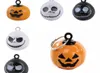 Halloween Pumpkin Skull Jingle Bell Pet Pipy chaton décorations de chat Pendants Clé DIY POUR LES LEAS COLLES Collier Collier ACCESSOIRES 7521693