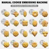 Baking Moulds 10/20pcs Cookie Press Machine Stainless Steel Biscuit Extruder Gun Kit Set DIY Maker Supplies