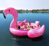 67 personne gonflable Giant Pink Float grand lac Island Toys Pool Pool Radeau Fun Raft Boat Big Island Unicorn9764530