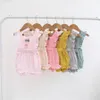 Baby rompers barn kläder spädbarn jumpsuit sommar tunt nyfödda barnkläder 21m7#