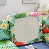 Krzesło obejmują tropikalne liście elastyczna sofa poduszka na poduszkę Flamingo na kanapie slipcover fotela do dekoracji salonu
