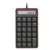 Калькуляторы 2 в 1 калькулятор числовая клавиатура с ЖК -дисплеем Проводной 12Digits Office School Электронный мини -цифровой номер