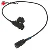 Accessoires TACSKY AN / PRC152 / 148 WAKIETALKIE, 6pin U94 PTT Military Cable Adaptateur